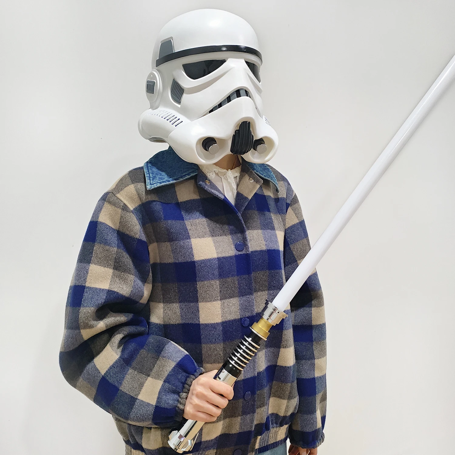 Máscara de cosplay de caçador de capacete de PVC PHS, capacete presente de festa de Natal de Halloween, brinquedos para crianças e adultos