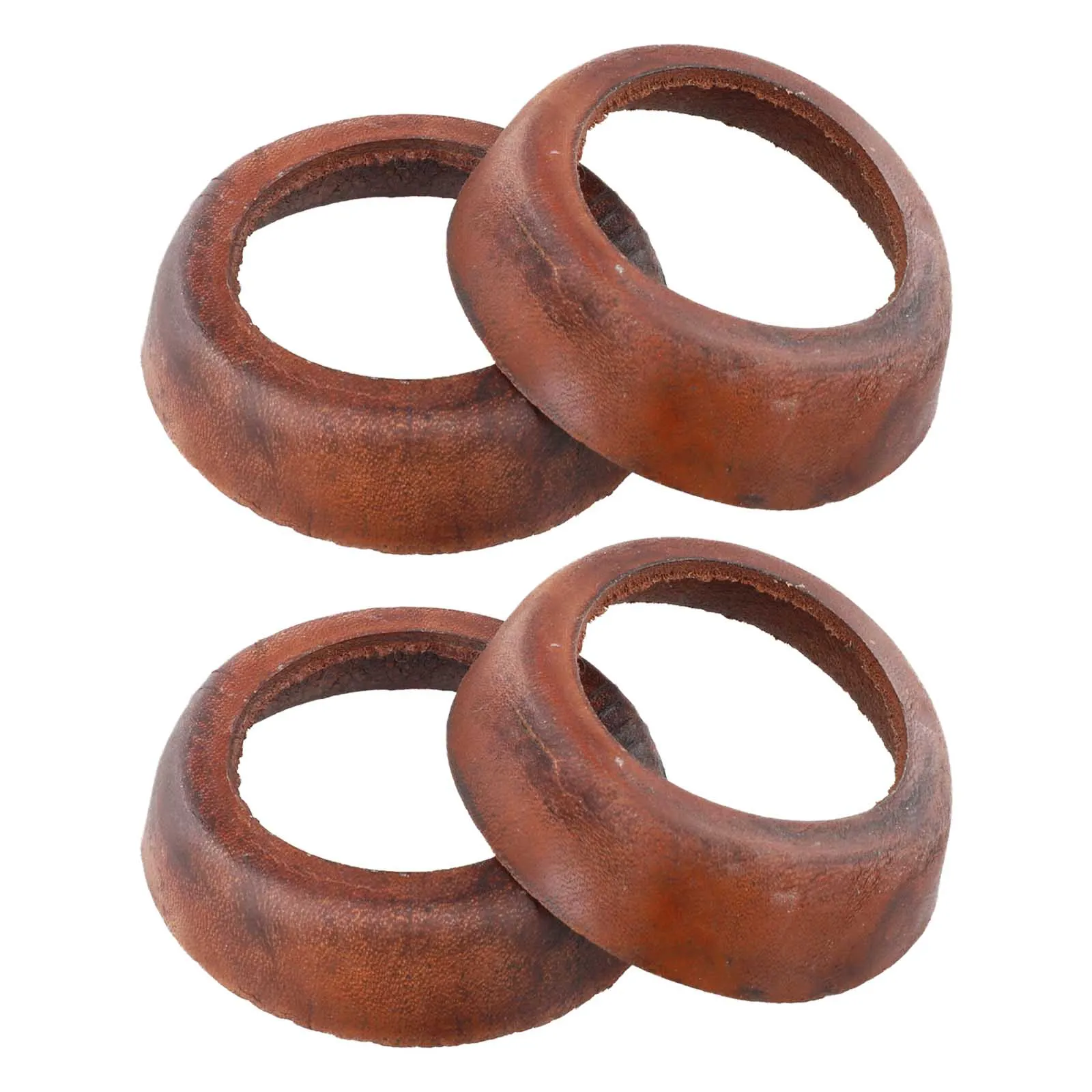 Leather Cuff Replacement for Model 75 Handle Pump Piston Sleeves Pack of 4 with Strong Sealing and Water Absorption Capabilities