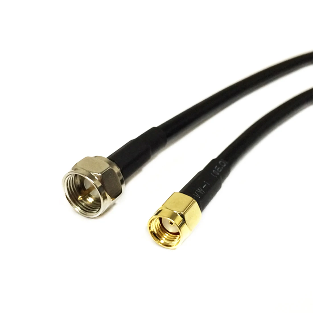 Rp Sma Plug Binnengat Naar F Mannelijke Rf Coax Kabeladapter Rg58 50Cm/100Cm 1M Pigtail Groothandel