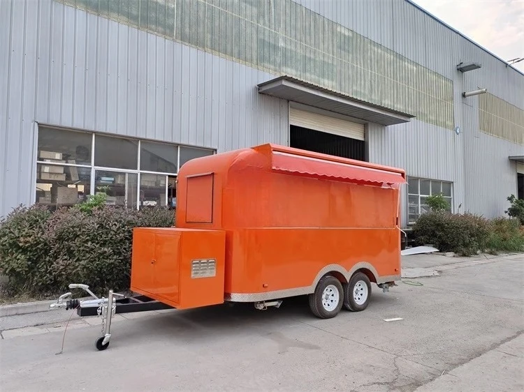 Direct Factory Mobile Towable Multifunctional Food Trailer Vending Truck for Snacks and Other Food