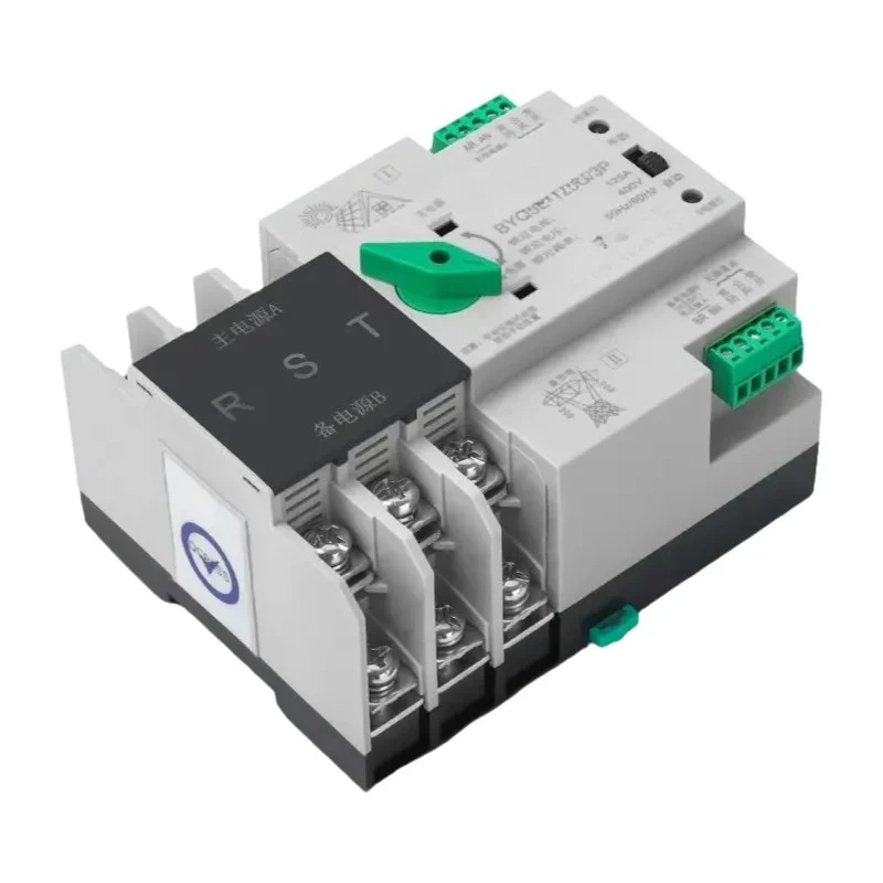 2/3/4P 63/100/250/630ADual Power Automatic Transfer Switch Three Phase Four Wire Changeover Switch