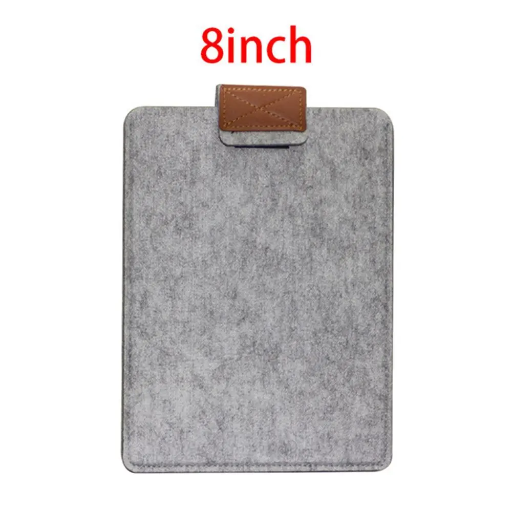 Colors+Sizes Universal Envelope Pouch Capa Tablet Covers Sleeve Case Wool Felt
