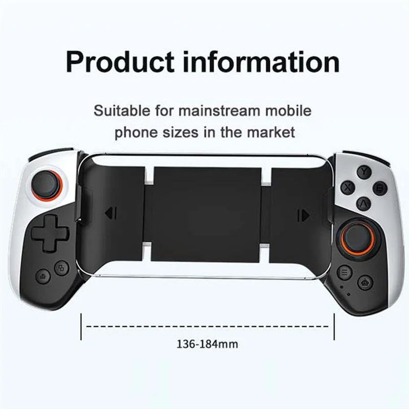 XB-Cell For Phone Gamepad Mobile Gaming Controller Bluetooth-Compatible5.3 Macro Function For Phone IOS/Tablet PC/Switch