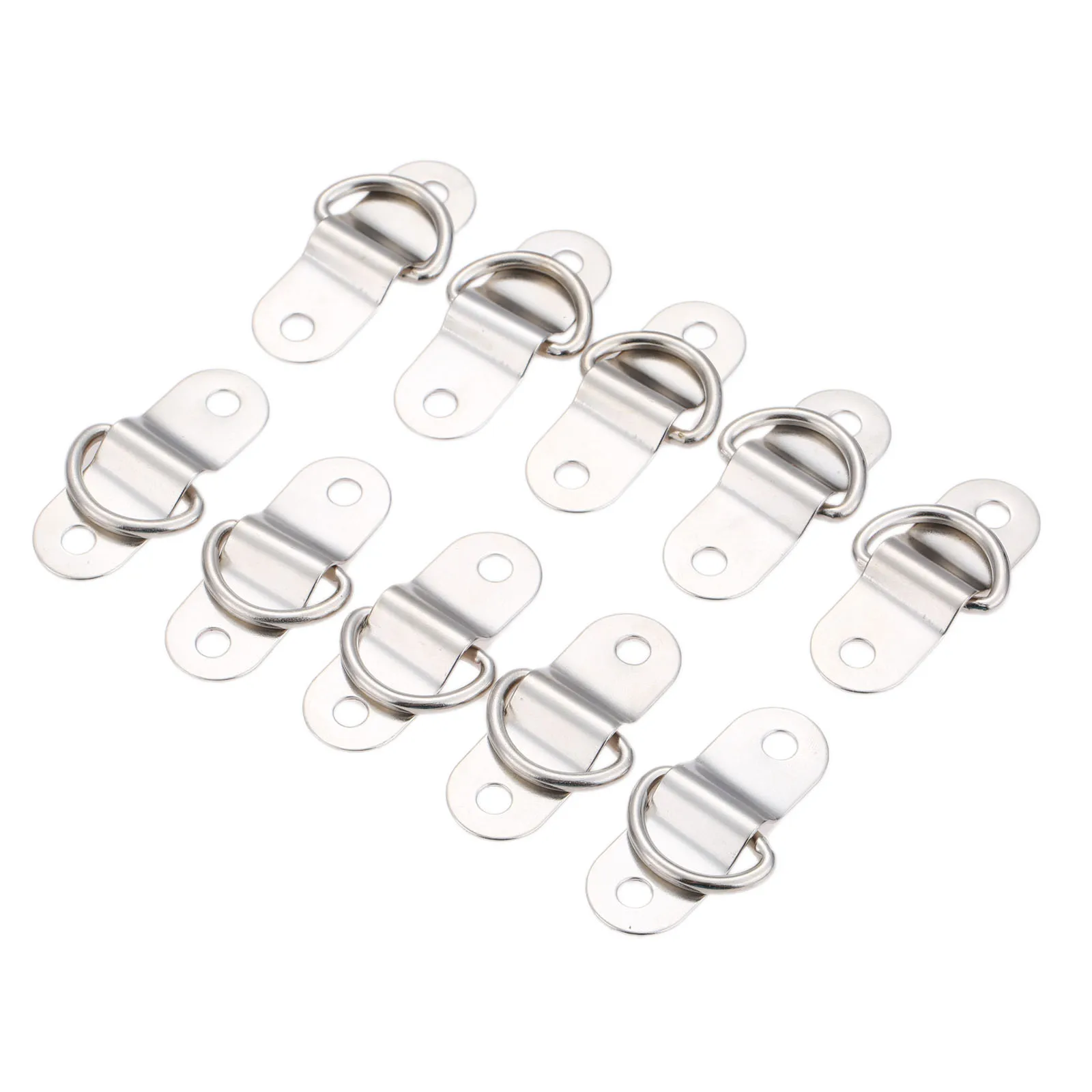 10Pcs 46*16mm Metal D-Ring Heavy Duty D-Ring Clips Button Arch Bridge Half Round Handbag Luggage Hanger Hardware Accessories