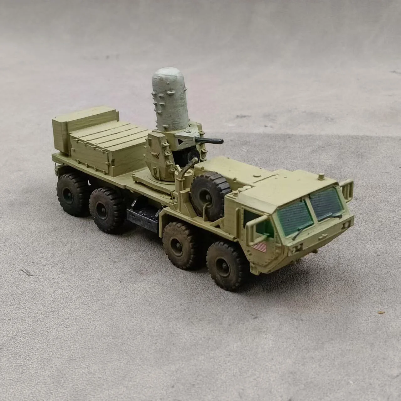 1/72 American Centurion System Plus Trailer, SLA Printing Hand-Colored Finished Model Decorative Ornament