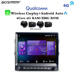 12G+256G Carplay Auto DSP IPS 360 Car DVD Player Android 13.0 8Core RDS Radio GPS Wifi multimedia For Porsche cayenne 2011-2017