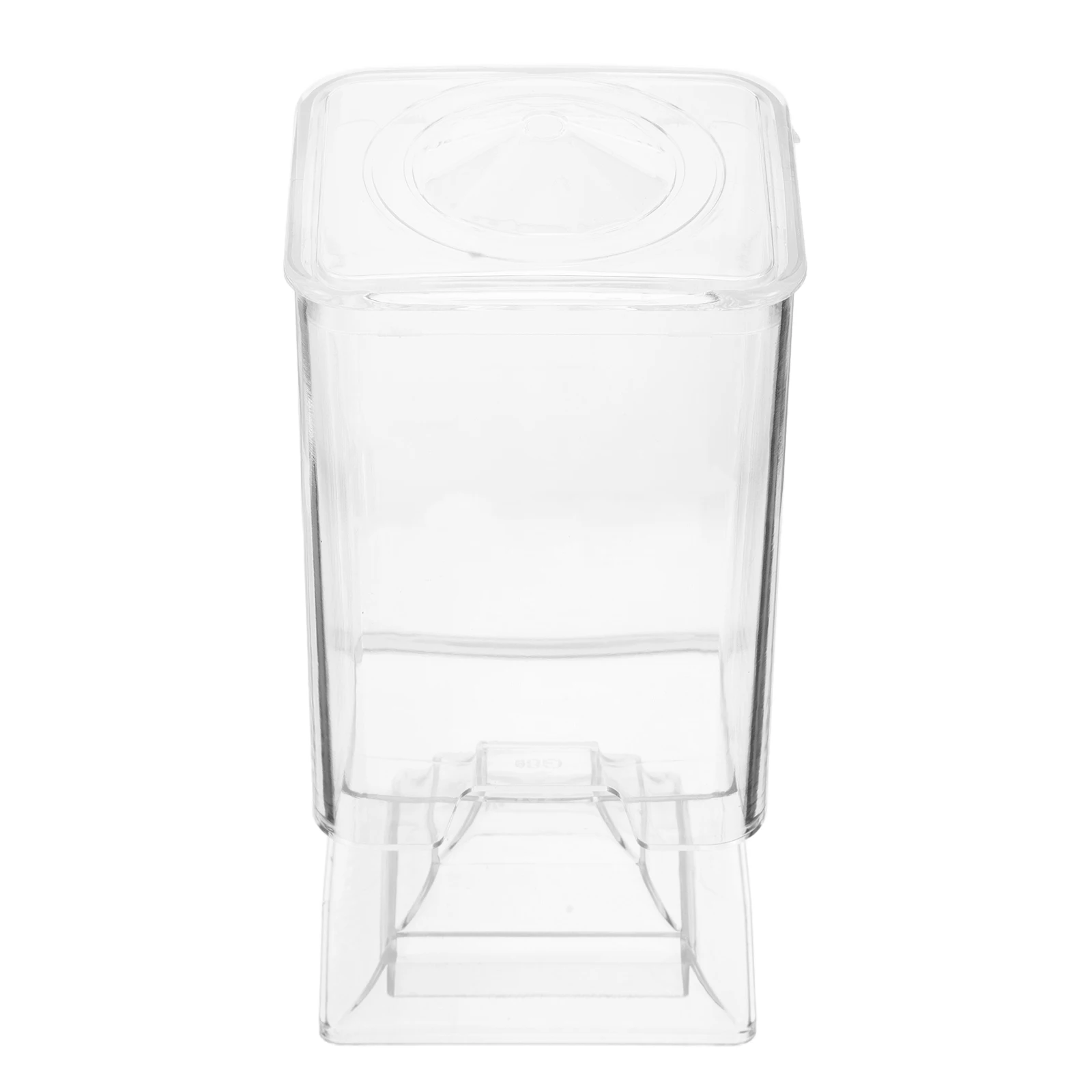 

Cotton Pad Holder Box Transparent High Stand Design for Easy Access to Nail Art Wipes Compact Makeup Remover Pads Storage