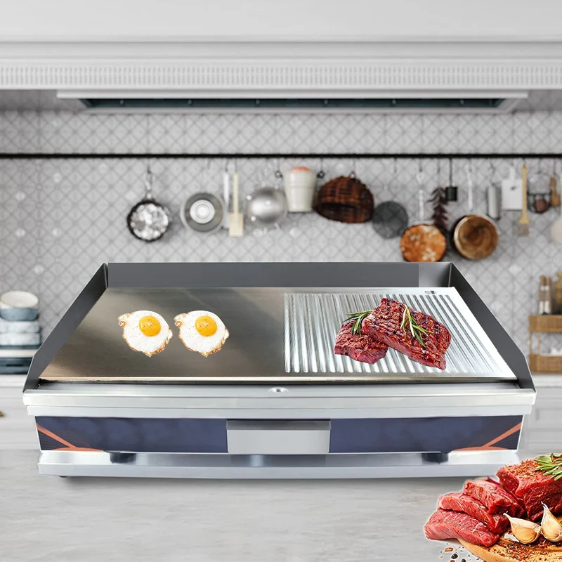 

Commercial kitchen Q235 steel barbecue iron plate can be customized size electric household pan fried steak