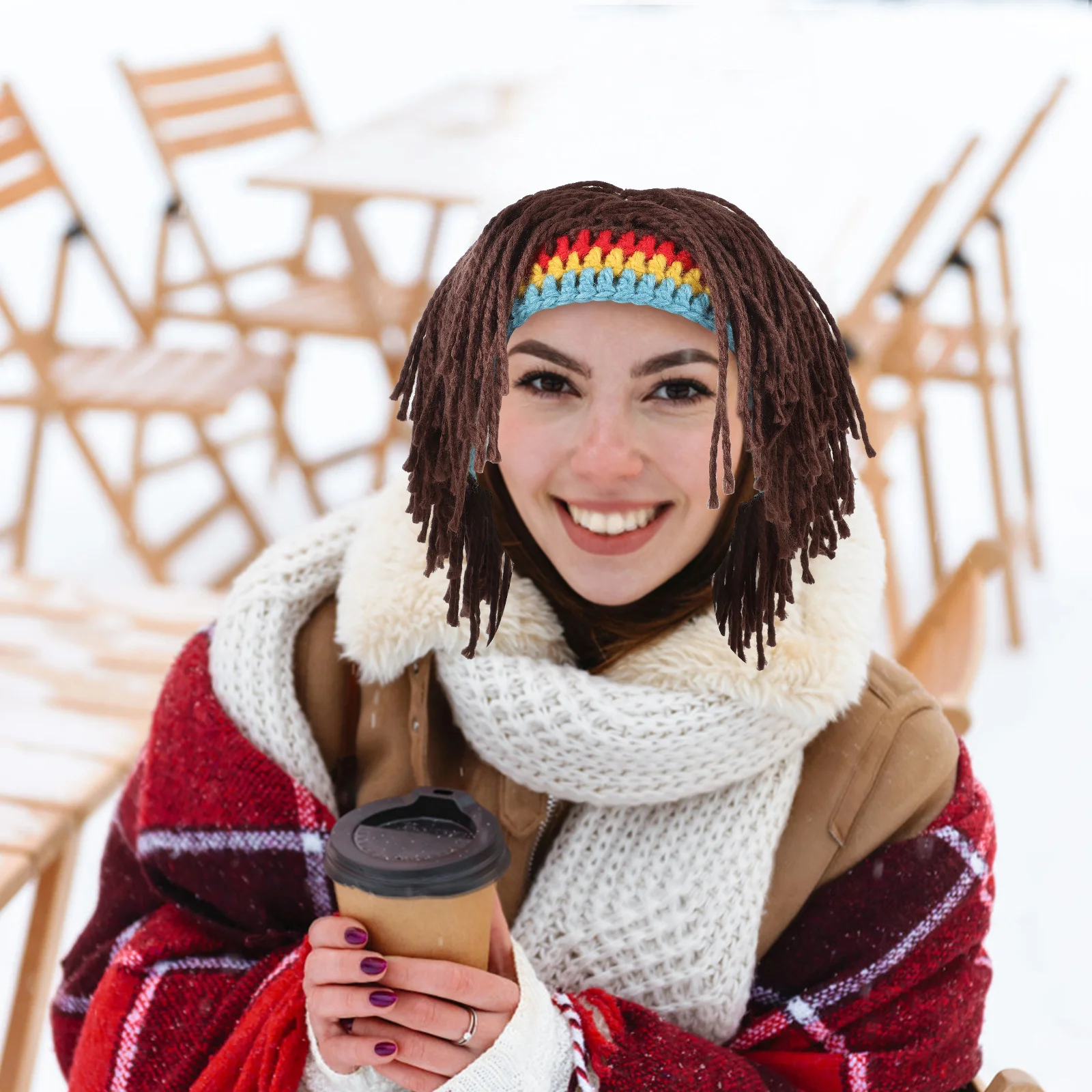 

Hat Knit Warm Winter Headpiece for Men Women Funny Cool Party Gift Premium Material Skin Friendly Crafted Detail