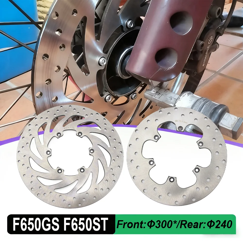 

For BMW F650GS F650ST F650 GS ST F 650GS 650ST 1993-2005 2006 2007 Motorcycle Front Rear Brake Disc Brake Rotor
