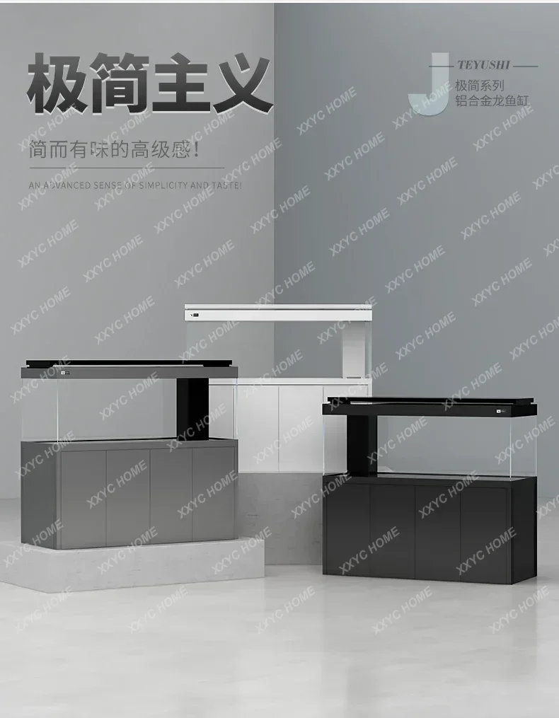 Living Room Fish Tanks Aquariums Glass Multifunction Modern Luxury Aquariums Originality Arowana Pet Products Fish Tanks