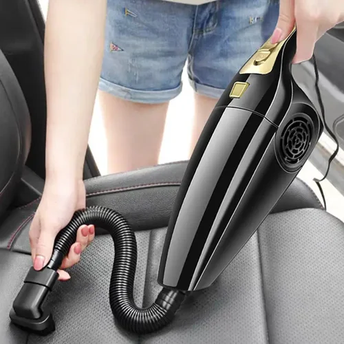 Aspirador de coche con doble uso en seco y húmedo, fuerte potencia de succión de 120W, accesorios para aspiradoras de coche de alta potencia