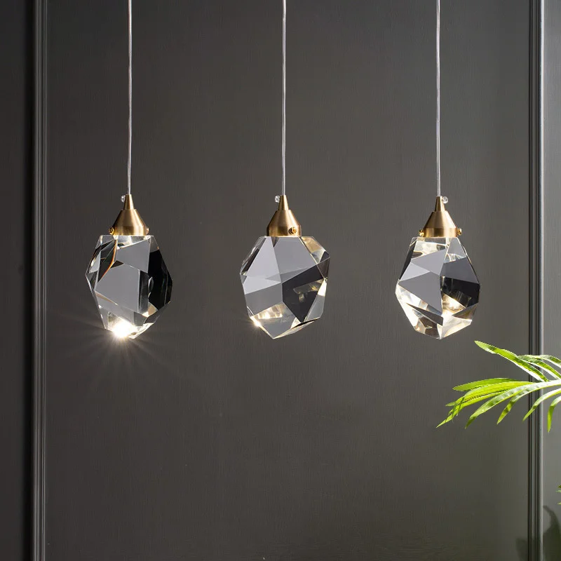 

Led Crystal Chandelier Living Room Bedroom Dining Room Hanging Lamps Modern Light Luxury Home Decor Fashion Suspension Luminaire