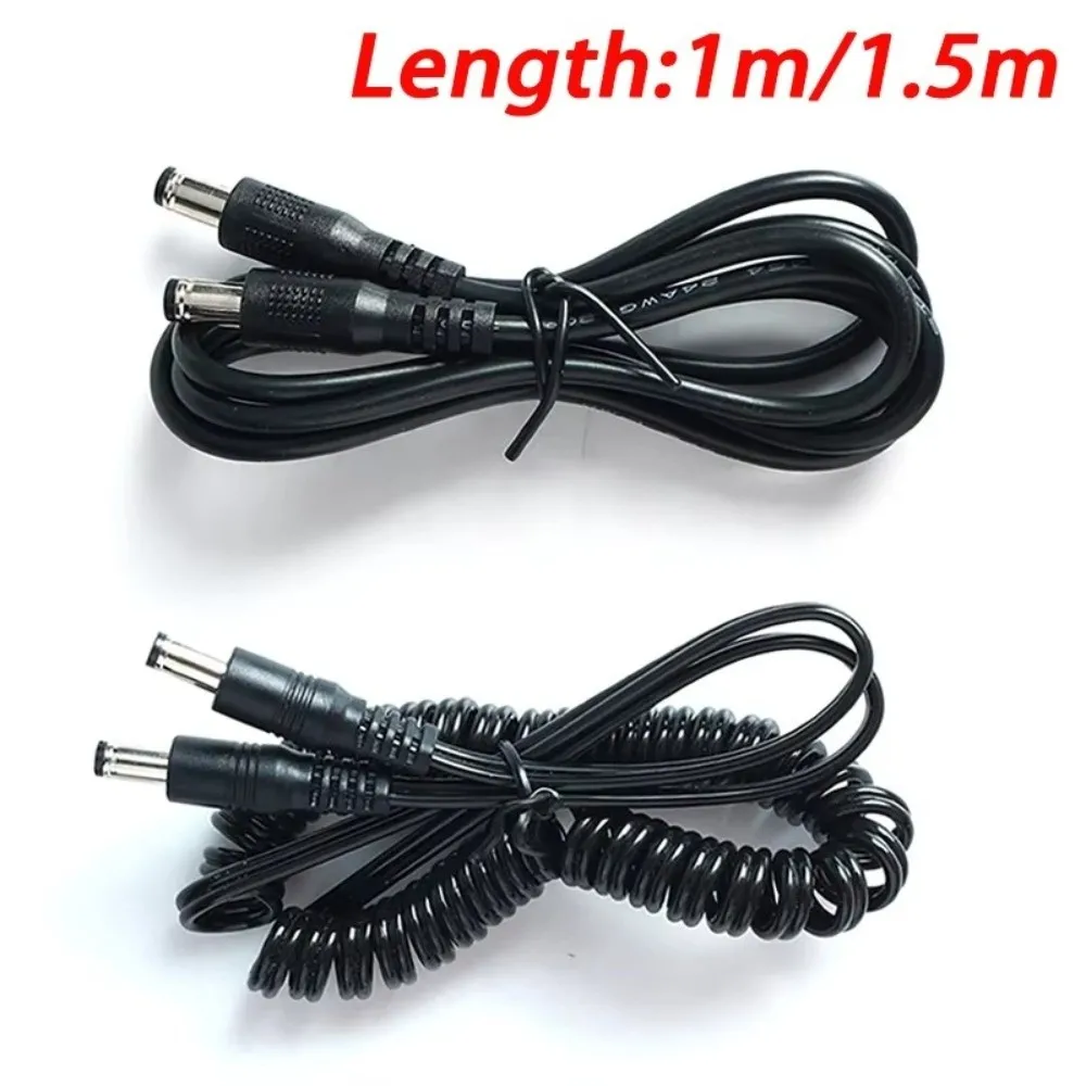 1/1.5M Nail Sander Replacement Spring Wire Double Headed Rechargeable Nail Line Cable Universal DC Port Handle Connection Cable