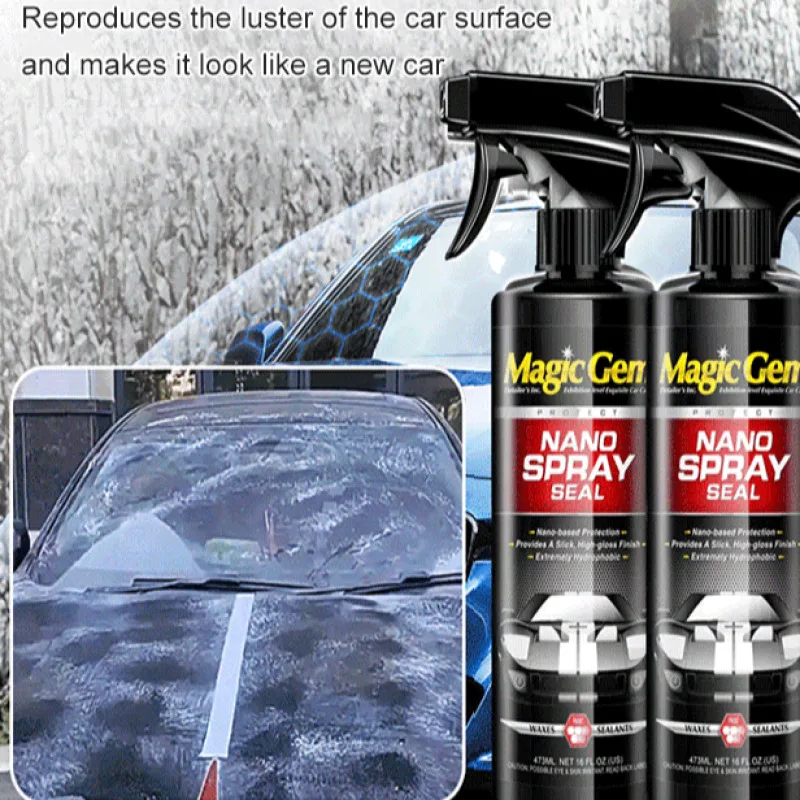 Automotive Nano Coating Liquid Wax Sealant for New Car Stain Removal and Shine Enhancement