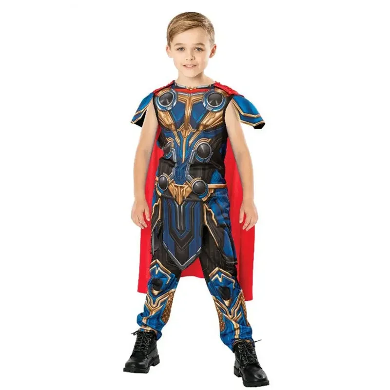 2022 New Cossky Children Kids Thor 4 Love and Thunder Cosplay Costume Boys New Superhero Halloween costume RZ3254