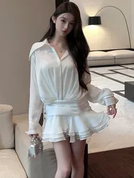 Korean Sweet Small Fragrance Tweed Dresses For Women 2024 French Fashion 3D Flower Summer Dress Hotsweet Sexy Tank Party Dress