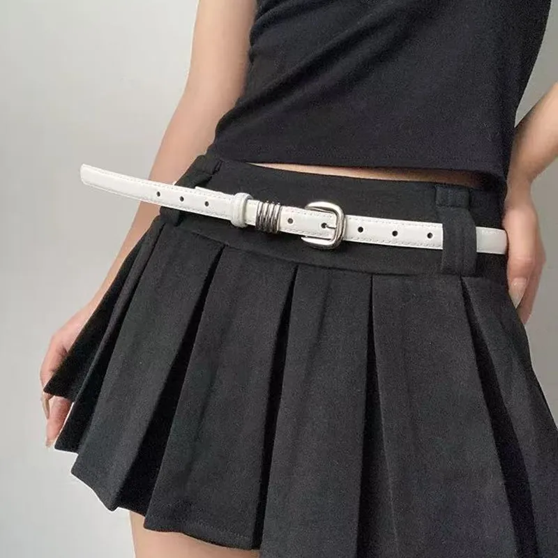 Koreanischer Schicker Minimalistischer Dünner Taillengürtel für Damen Schlankheitsgürtel für Kleider und Jeans Modischer Gürtel 2026