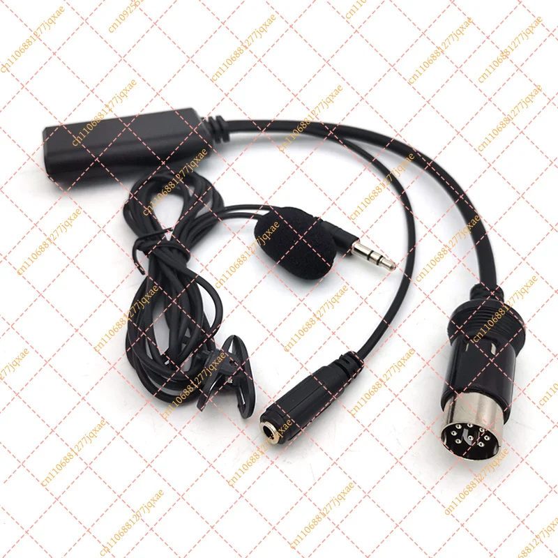 8 Pin Car Audio Bluetooth Wireless Cable AUX Adapter with Microphone for KCM-123B M-BUS 9501 9503 9823 9825