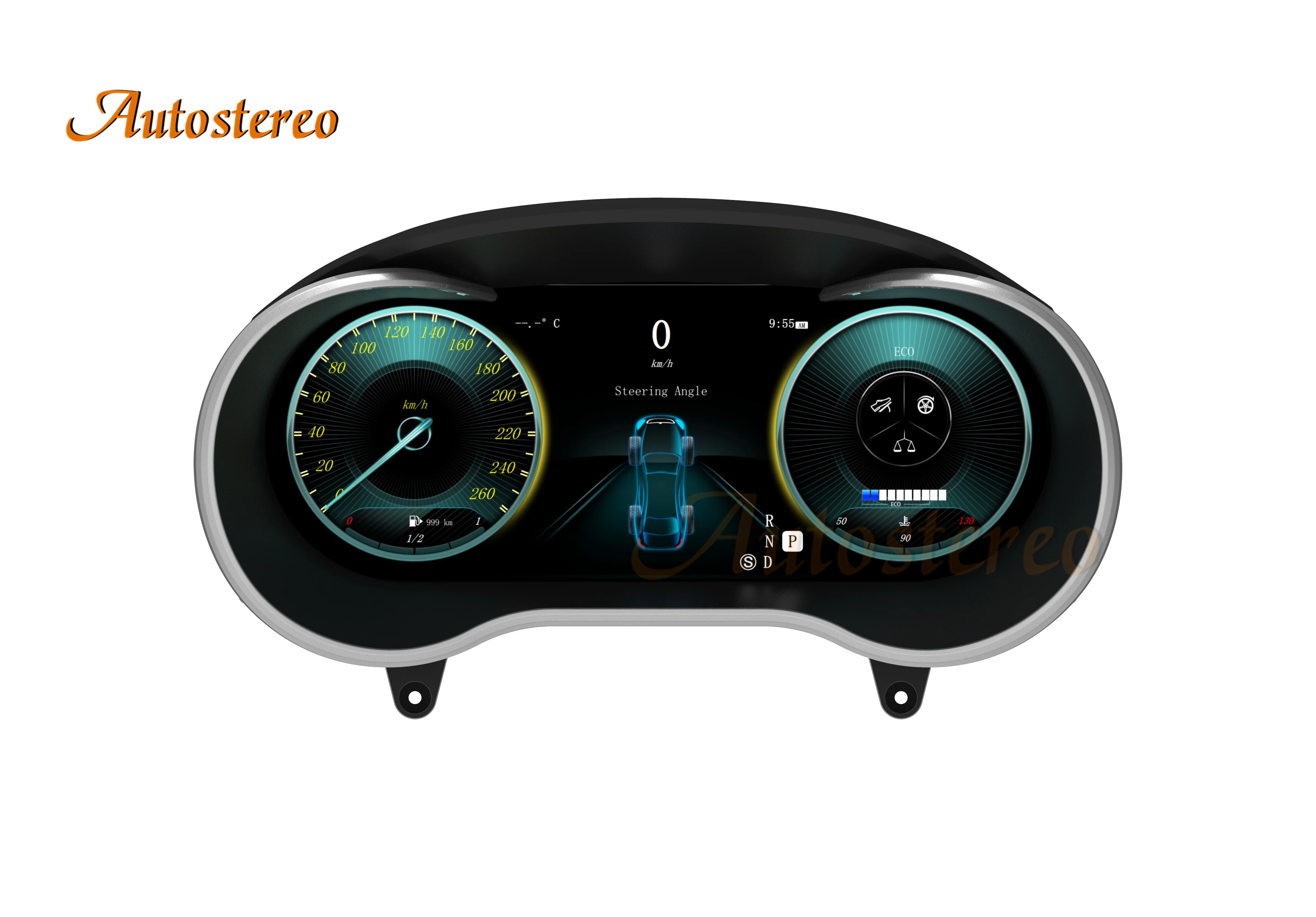 Odometer Car Digital Cluster Virtual Cockpit For Mercedes Benz C W205 GLC X205 2015-2019 Multimedia Player Speed Meter Screen