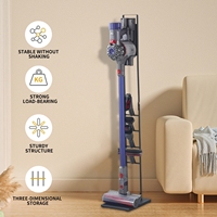 Freestanding Vacuum Cleaner Set ShelfEasy to InstallHome Mop Vacuum Cleaner Display RackVertical Living Room Storage Shelf