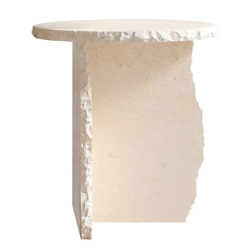 

side table light luxury sofa side cabinet household corner table marble small coffee table antique art living room