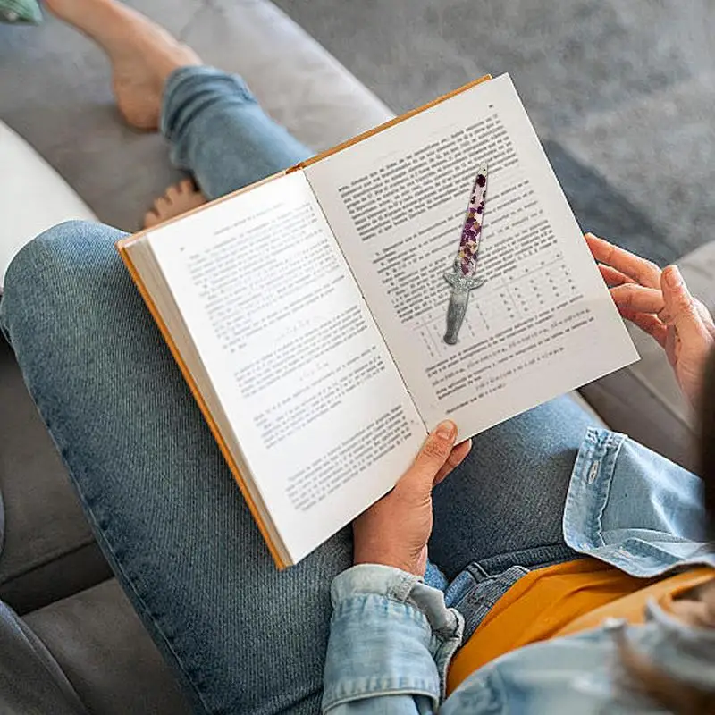 Flower Book Markers Flower Creative Bookmark 4 Inch Length Portable Bookmark Floral Book Mark For Reading Lovers Students