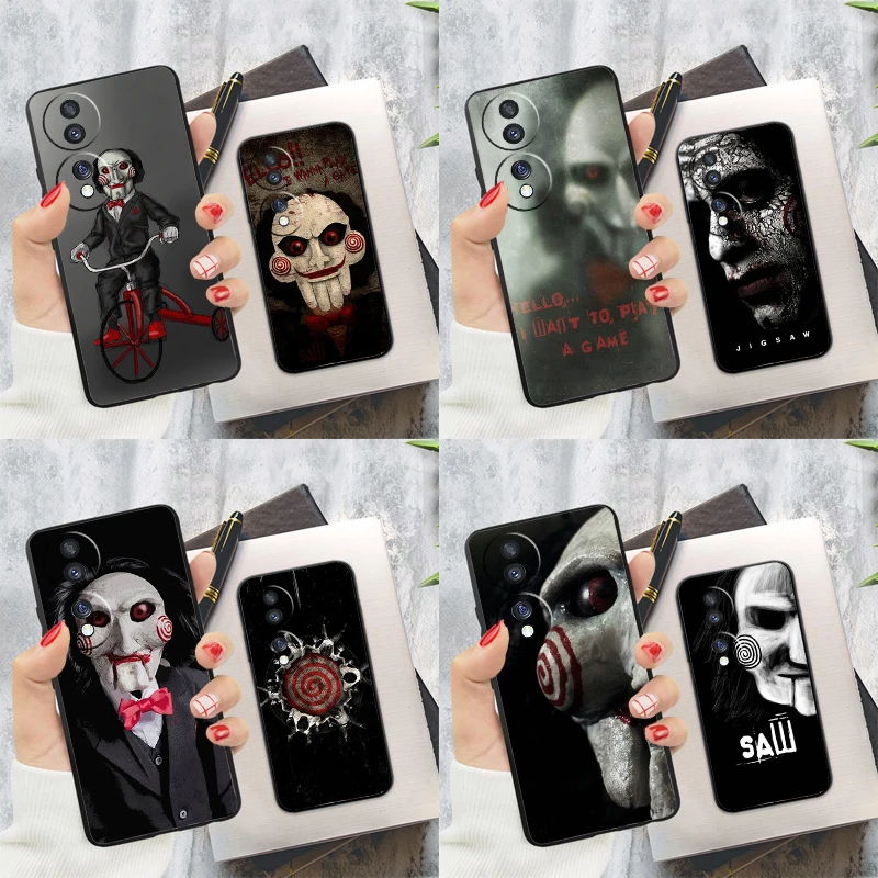 Jigsaw Saw Horror Case For Honor 200 Pro X9a X9c X8a X7a X6a X7 X8 X9 X8b X9b 50 70 90 Magic 5 6 Lite Cover