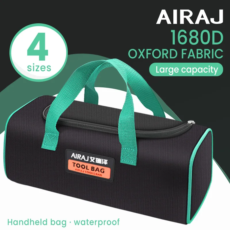 AIRAJ Multifunctional Portable Tool Bag Oxford Cloth Storage Bag Emergency Tool Kit for Small Metal Tool Bag Electrician Tools