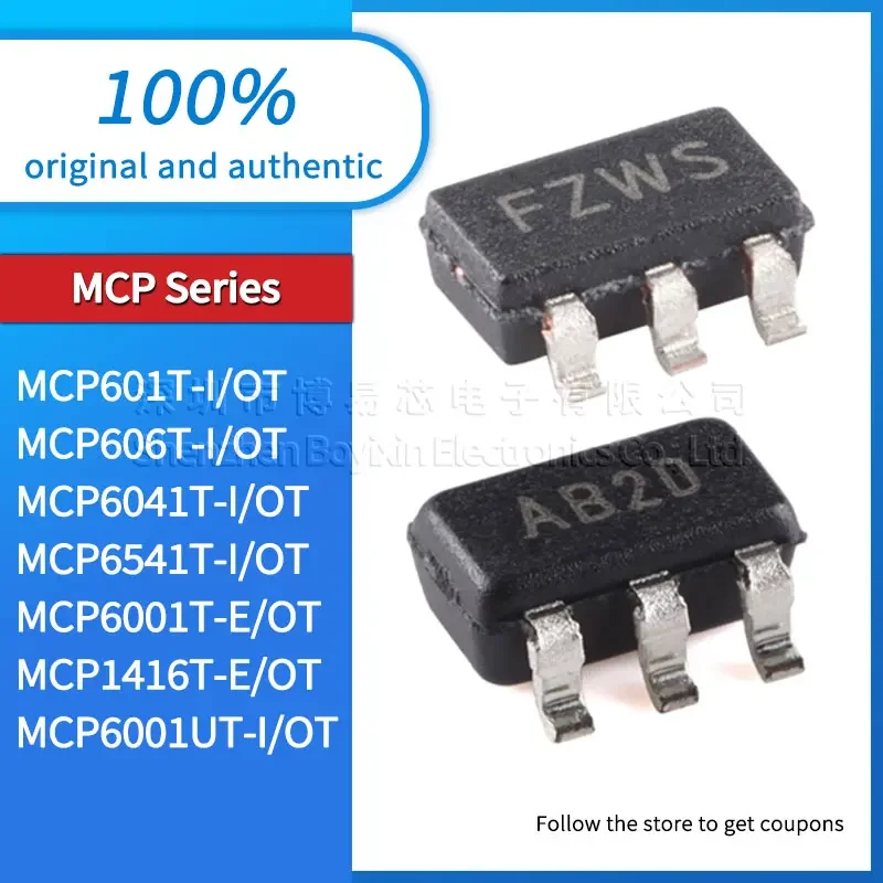 Original genuine MCP6001UT MCP601T MCP6041T MCP606T MCP6541T MCP6001T MCP1416T-E/OT I/OT