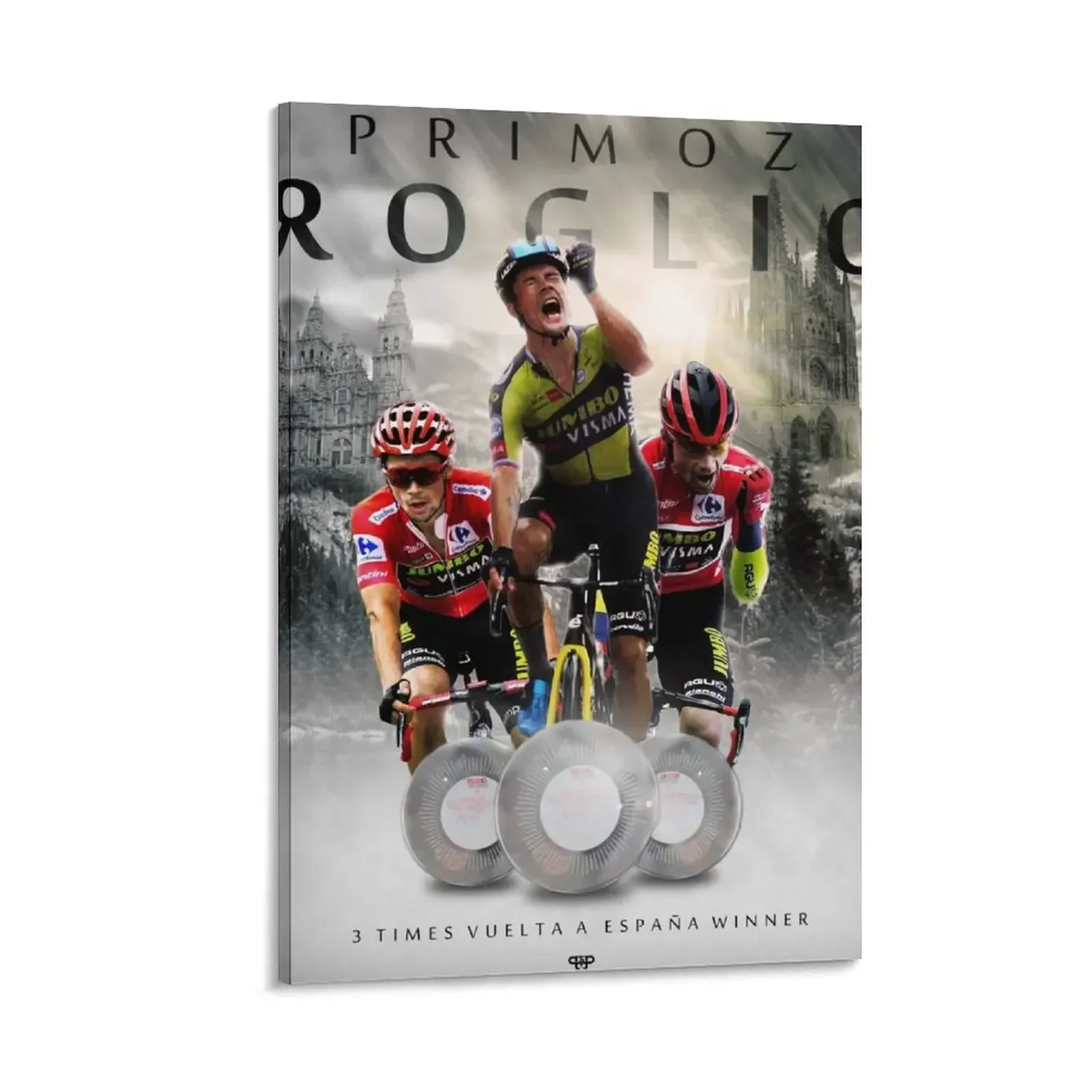 

PRIMOZ ROGLIC - LA VUELTA 2021 EDIT Canvas Painting living room decoration nordic home decor home decoration luxury