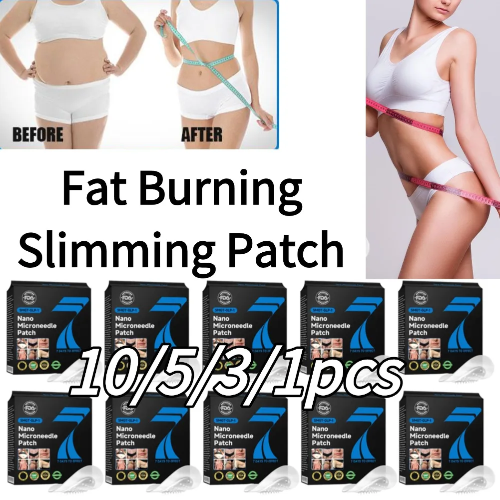 

10/5/3/1pcs Fat Burning Slimming Patch GLP-1 Nanos Microneedles Body Care Patch for Men Women Weight Management Body Care Patch