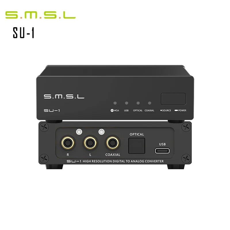 

SMSL SU-1 MQA MQA-CD DAC AK4493S 768kHz/32cBit Hi-res Audio Decoder Ultra-compact Design Aluminum USB SU1 DAC