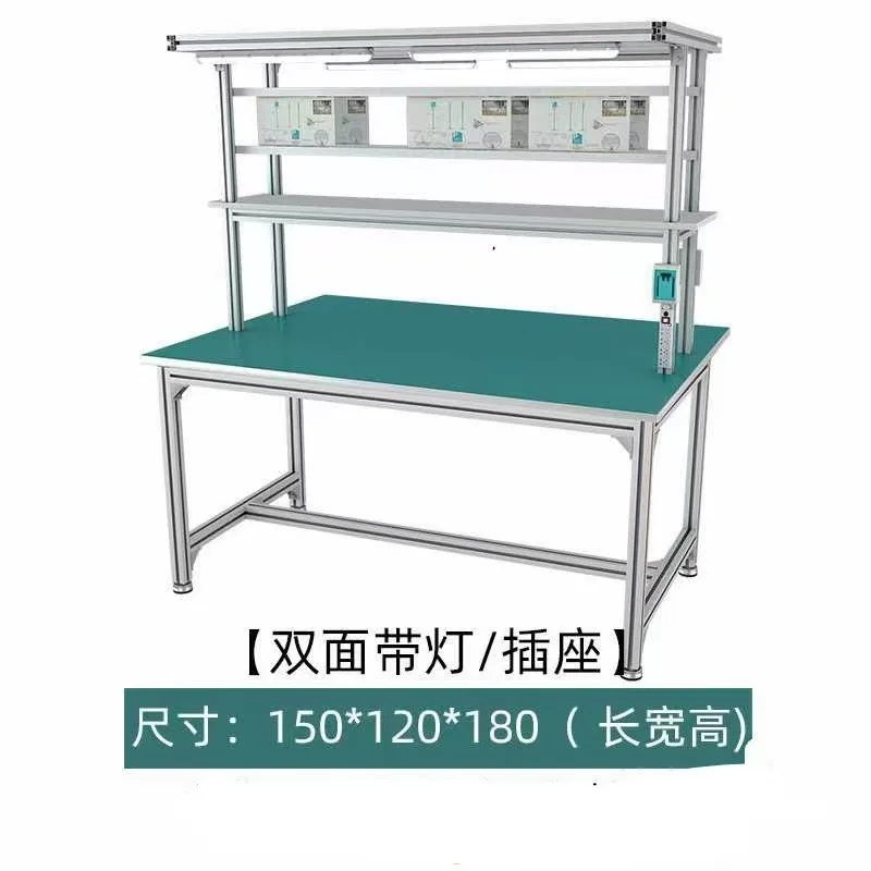 Neu anti-static workbench, table workshop packing bench, assembly repair table, electronic factory operation bench, experimental