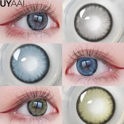 UYAAI NEW Colored Contact Lenses Natural Look Brown Lenses Beauty Colored Pupils Green Contact Lenses Blue Contact Lenses Health