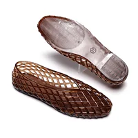 New V-mouth Crystal Jelly Shoes Fashionable, Versatile, Comfortable, Flat Bottom Single Shoes, Casual Sandals for Women - Image 6