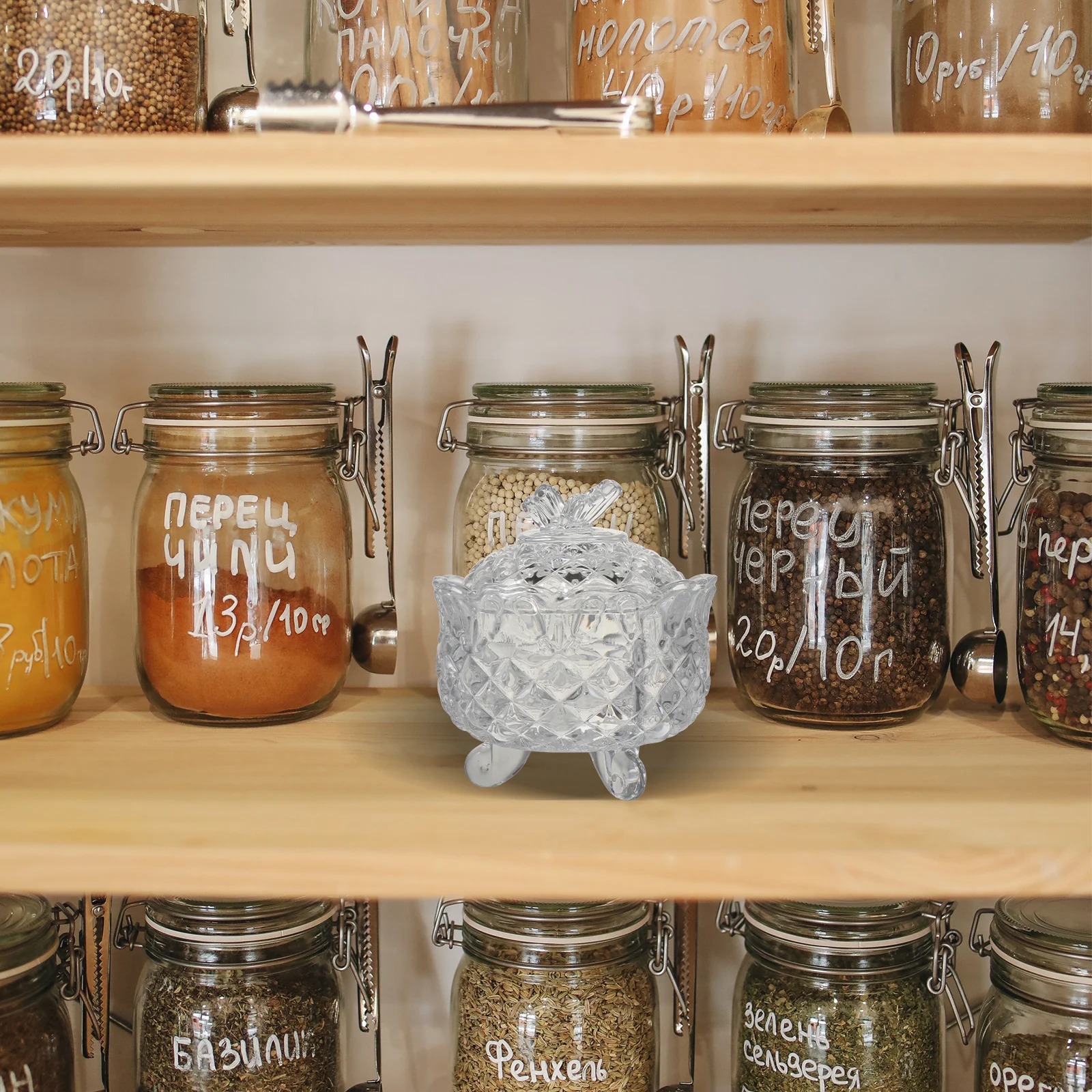 

2 шт., прозрачная стеклянная банка для конфет, контейнер для хранения, канистра для сахара, коробка для закусок, органайзер для конфет, прозрачная стеклянная банка, контейнер для хранения