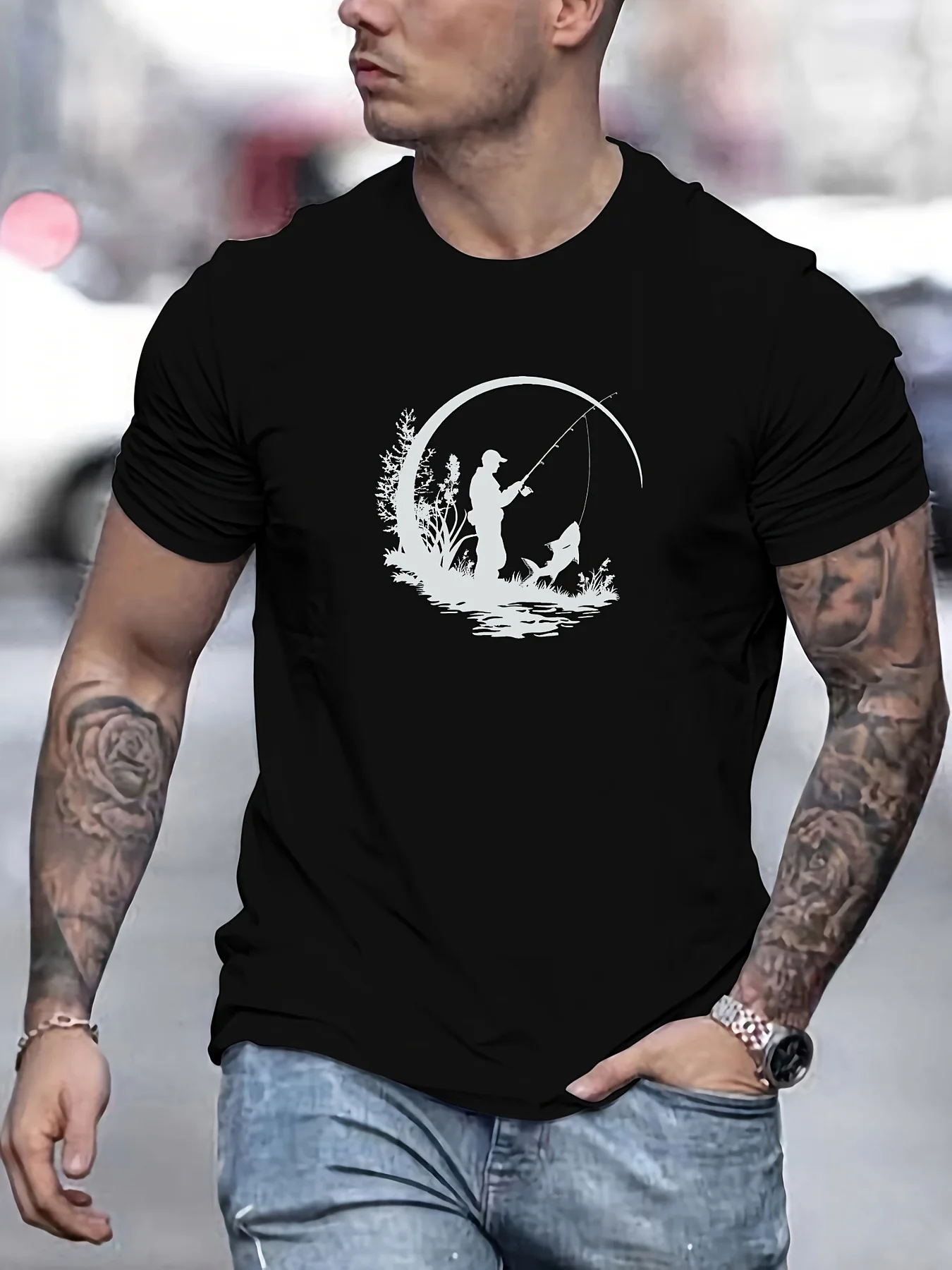 camiseta-de-algodao-com-estampa-de-pesca-verao-manga-curta-masculina-preta-casual-esportiva-moderna-hipster