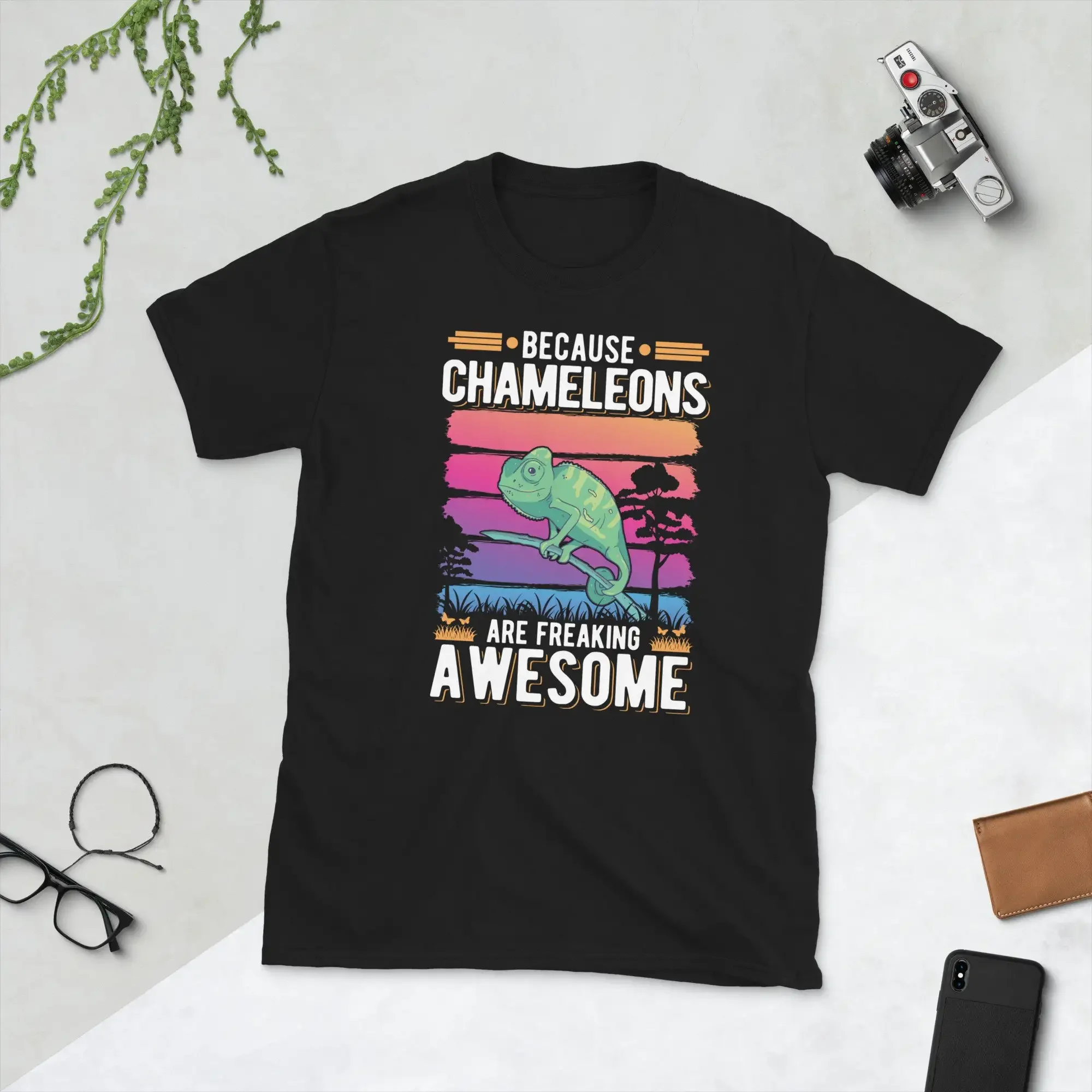 Because Chameleons Are Freaking Awesome Chameleon T Shirt Cute Lover