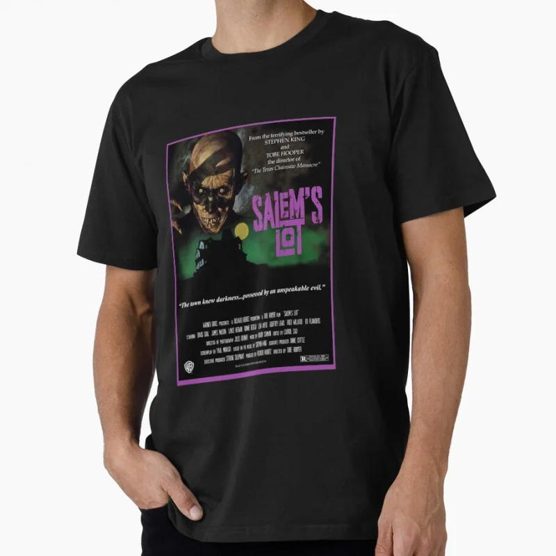 

The Master will enjoy you! Salem's Lot horror Fim halloween Gift t shirt Retro Vampire Graphic clothes men's All size S-6XL Tops
