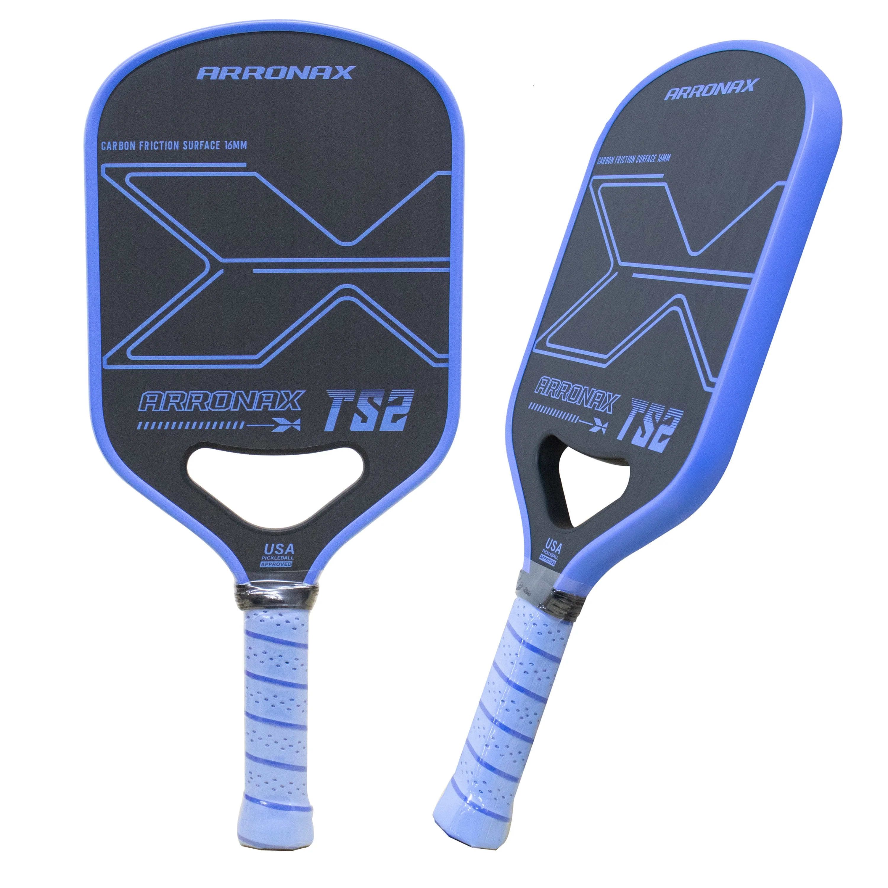 Customize Pickleball Paddles Rackets PP Honeycomb Core Rough Surface Carbon Pickleball Paddle for Beginners Advanced Players