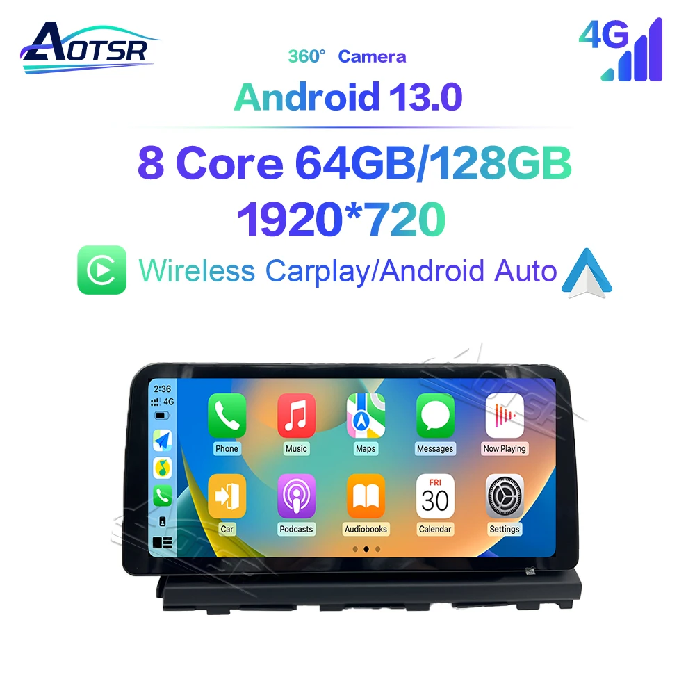 12.3'' Android 13 for Honda Odyssey 22-24 Touch Car Screen Navigation Apple Carplay Car Radio DSP BT Multimedia Player 4G WIFI