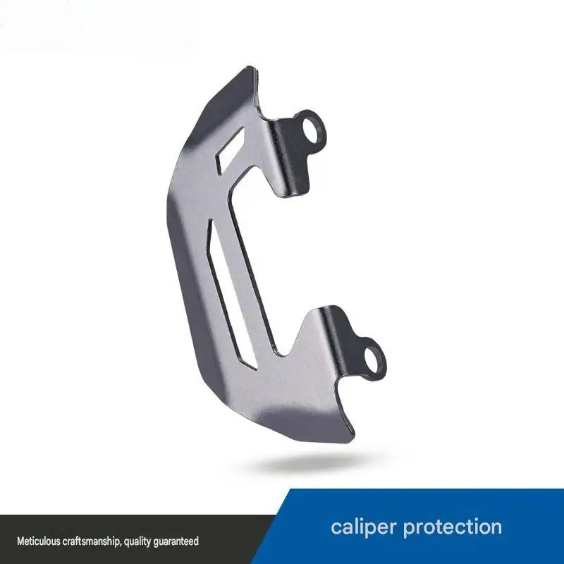 For KTM 790 ADV R Silver Stainless Steel Front Caliper Anti-Impact Guard Brake Oil Reservoir Stone Protector