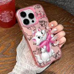 Disney Mary Cat For iPhone 15 Pro Max 14 13 12 11 XS 14 Pro Max X XR Plus Shockproof Mobile Phone Case soft funda case