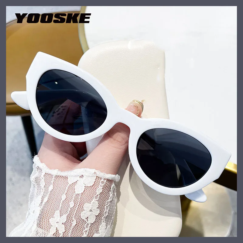 YOOSKE 2023 Sunglasses Men Women Brand Designer Retro Round Sun Glasses Vintage Male Female Goggles UV400