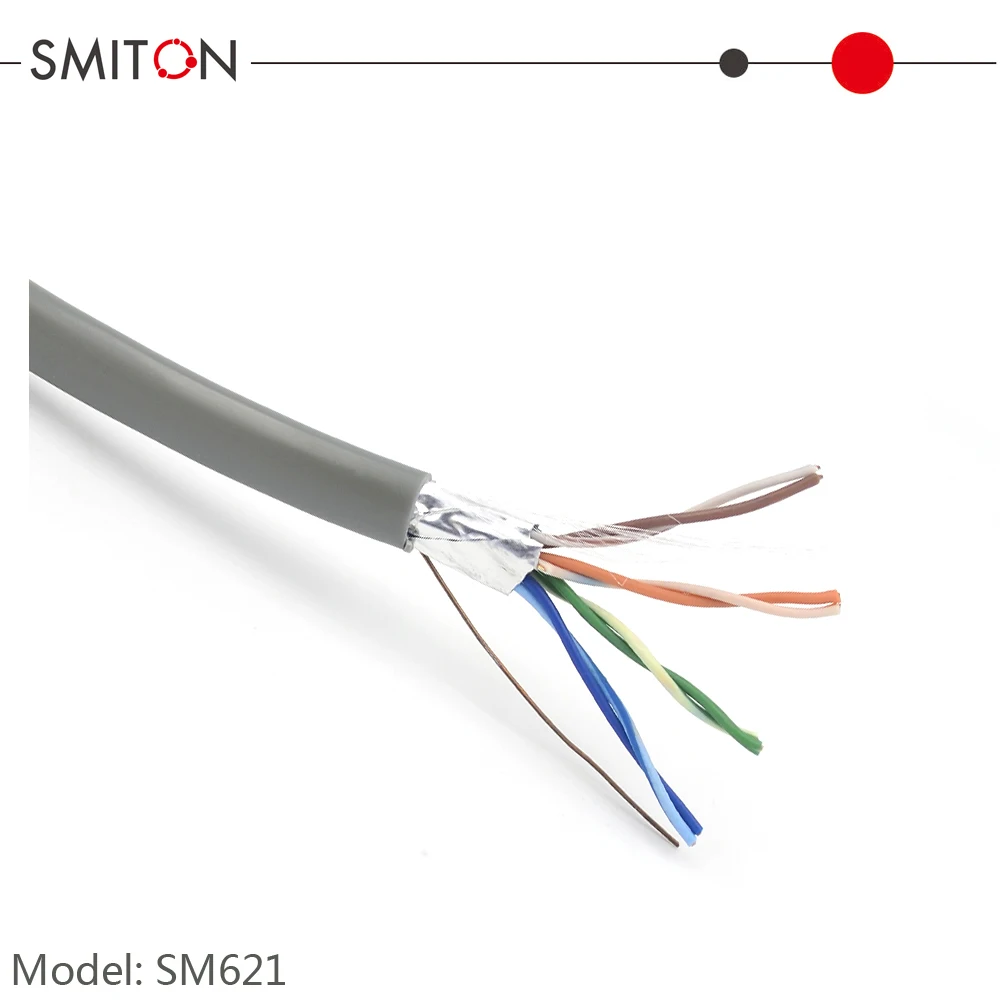 24Awg Cat5 Network Cable 305M Per Box CCA Shield Cat5E Lan Cable