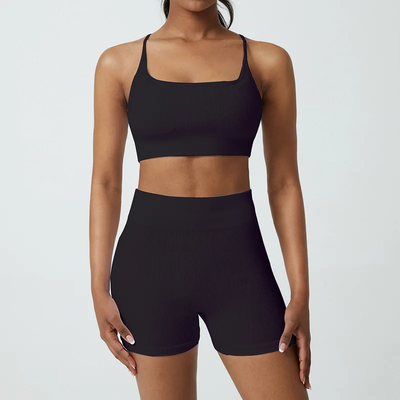 Conjunto Top E Short Moda Fitness Roupas Feminina Academia Roupas Femininas Com Frete Gratis