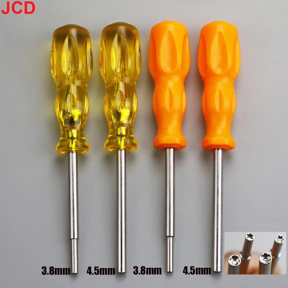 JCD 3.8mm 4.5mm Security Screwdriver Repair Tool Gamebit For N64 NES SNES NGC SEGA SFC MD GameBoy Color Game Tools