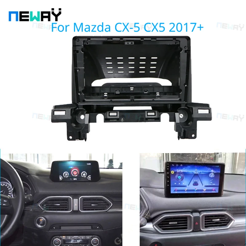 

9-дюймовая Автомобильная Рамка для Mazda CX-5 CX5 2017 + Android, большой экран, радио, аудио, приборная панель, комплект