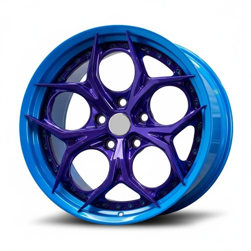 

Forged Alloy Wheels, 2 Piece 18-24 Inch Mesh Design Rims, 5x108 5x120 5-Hole, Deep Concave Custom Car Rims